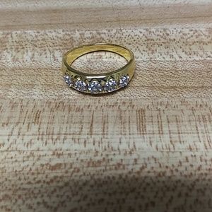 14k Yellow Gold Filled 0.52 Diamond Ring Size 11